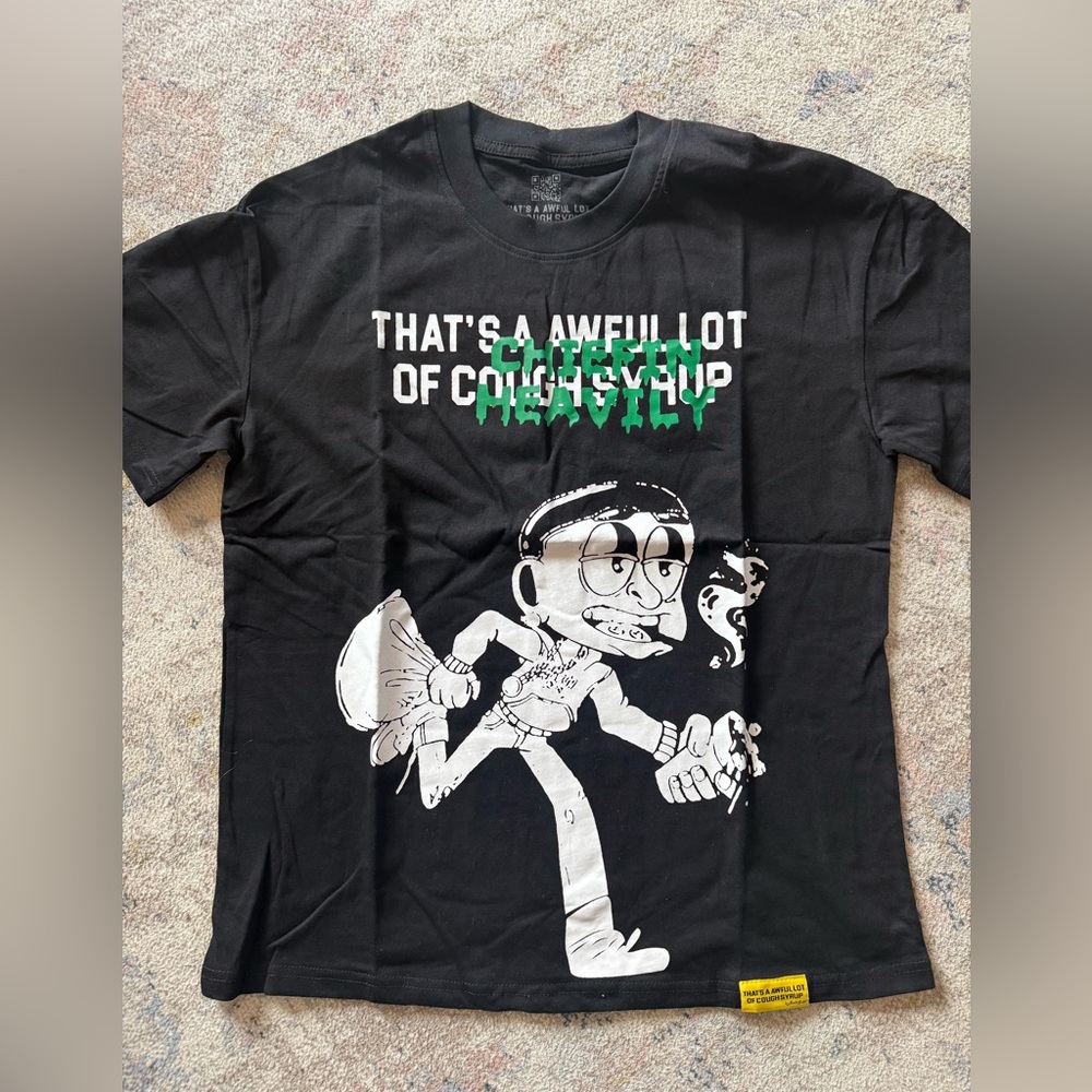 That’s A Awful Lot Of Cough Syrup (ALOCS) “Chiefin Heavy” Tee – Size Small –BNWT